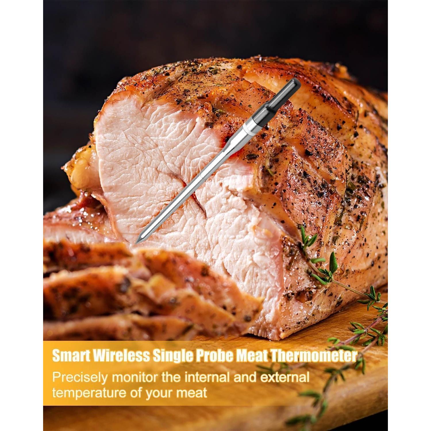 Termómetro de Carne Inalámbrico SekiFitment con Sonda 5.5mm