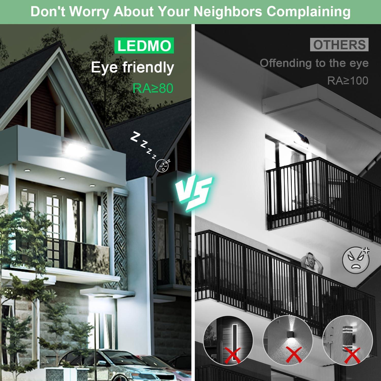 Luz de Pared LEDMO 150W IP65 5000K 21000lm Paquete de 4