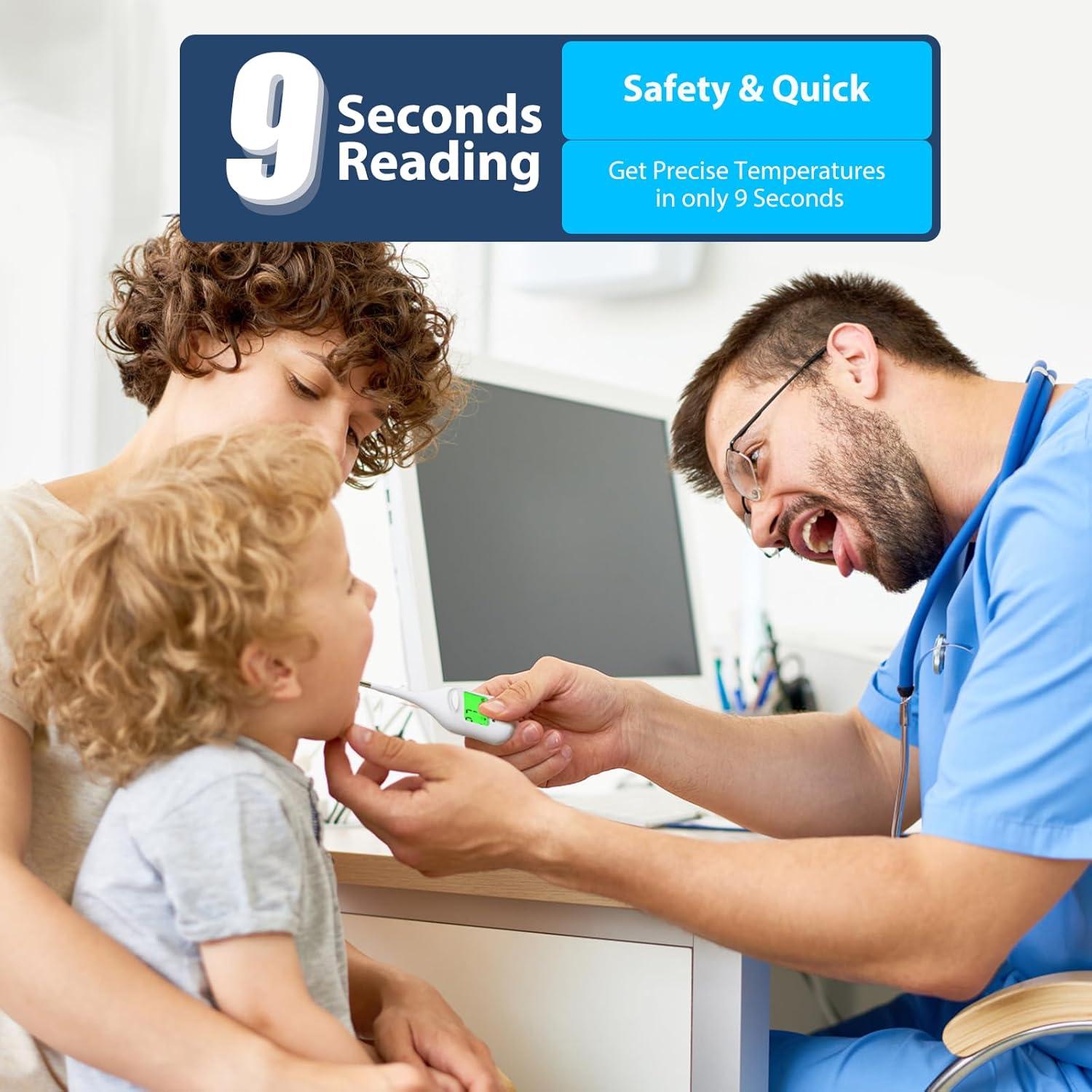 Termómetro Basal Boncare 9 Segundos Oral y Rectal Blanco