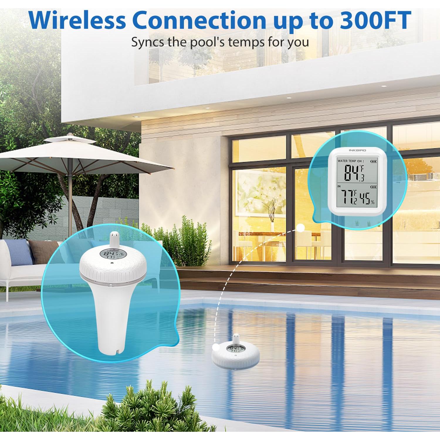 Termómetro de Piscina Inalámbrico Inkbird IBS-P01R 2ª Gen