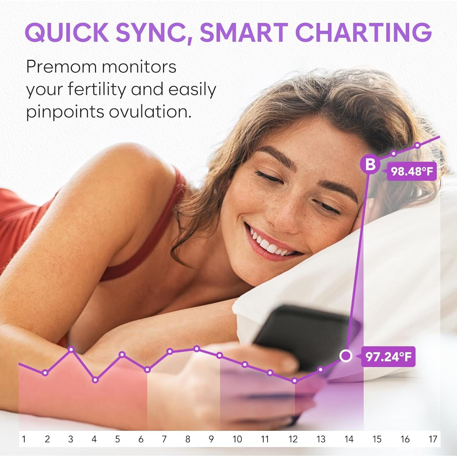 Termómetro Basal Digital Easy@Home EBT-380 con Bluetooth