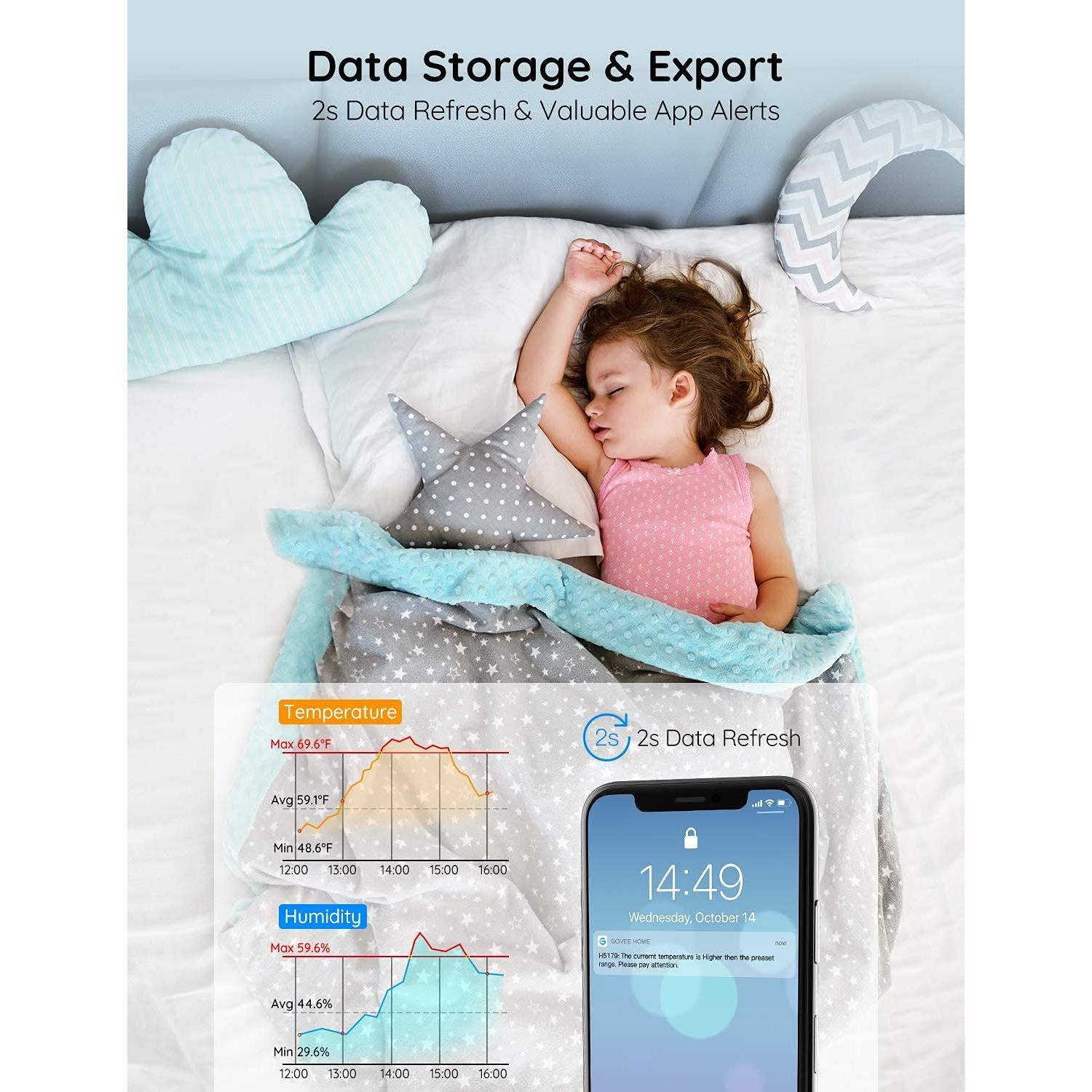 Higrómetro Termómetro Inteligente GoveeLife H5179 WiFi