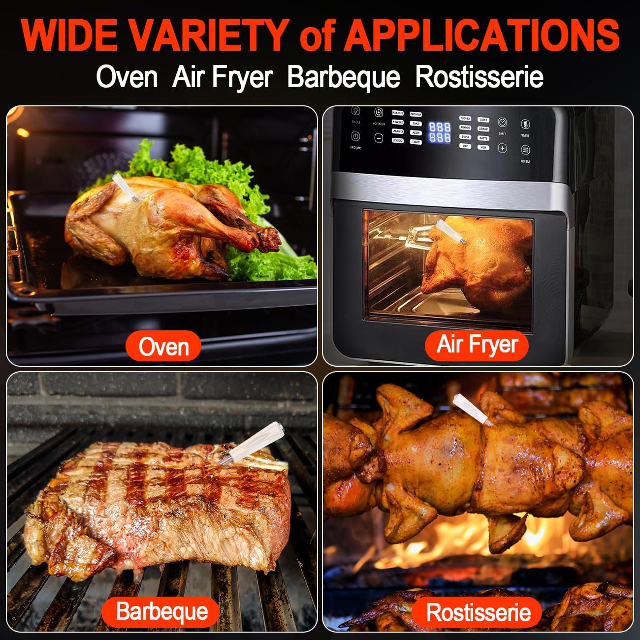 Termómetro de Carne Inalámbrico WANDiORY con Sonda Precisa