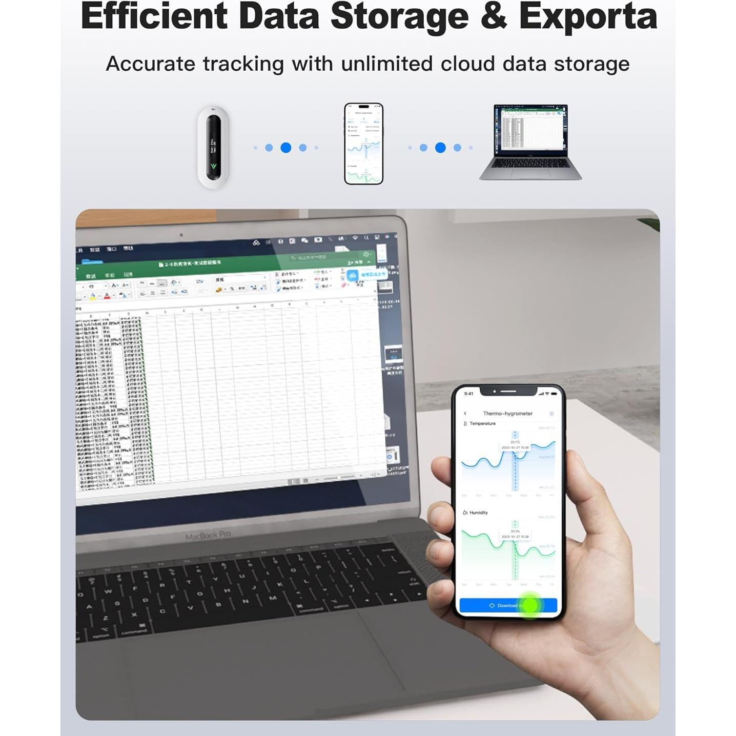 Monitor de Temperatura y Humedad ALAZUR para Mascotas 4G