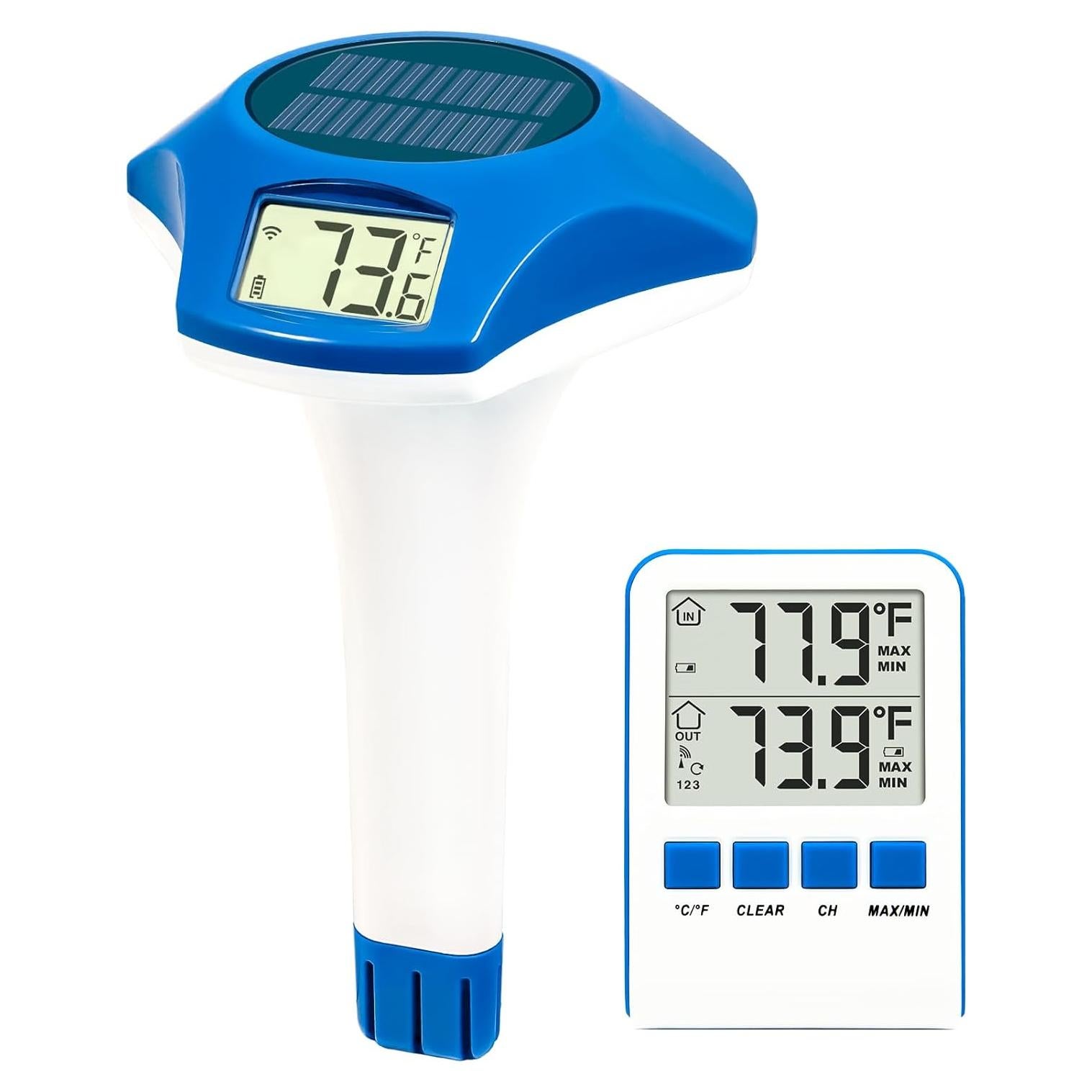 Termómetro de piscina solar Circrane digital IPX8 21cm