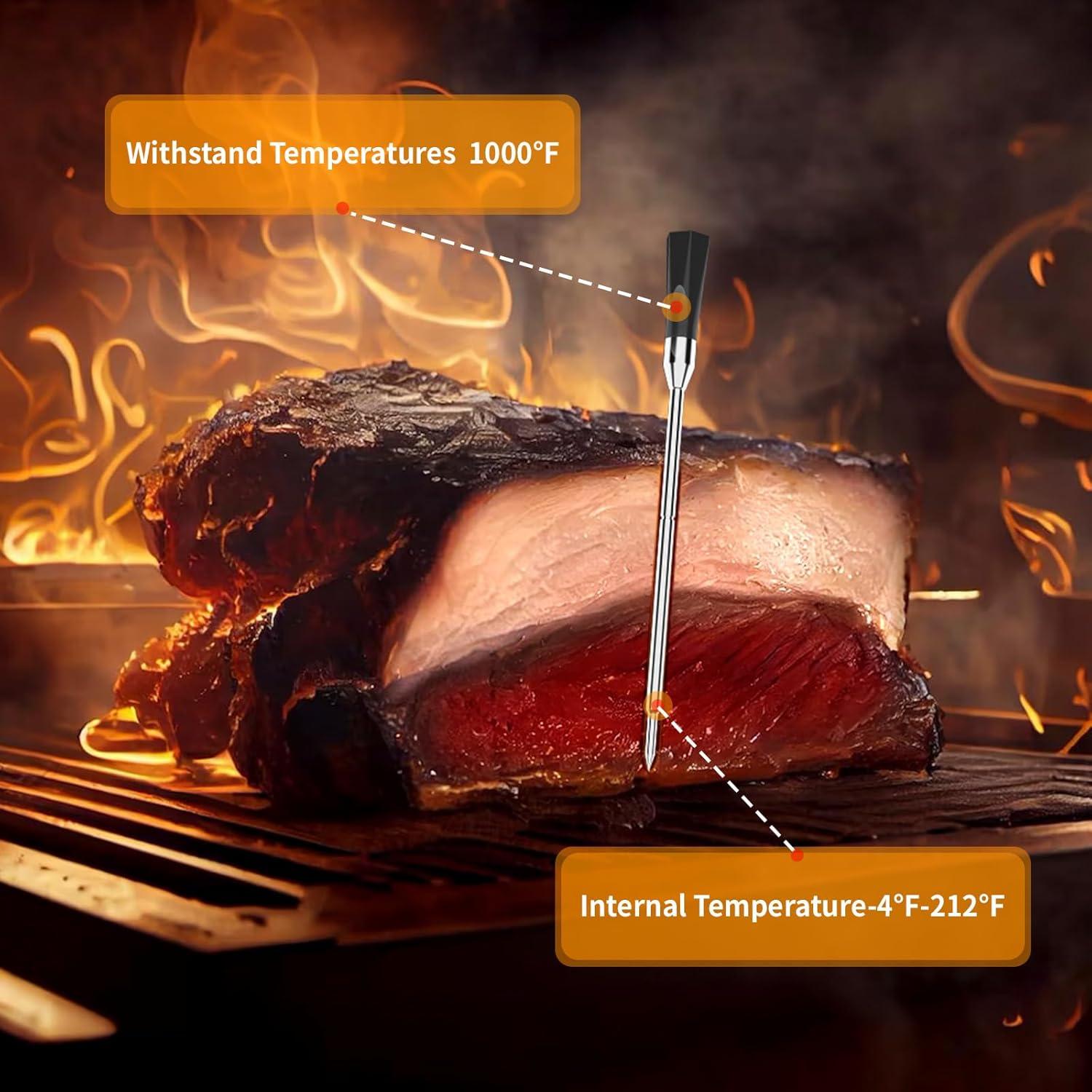 Termómetro de Carne Inalámbrico BBQOVN Bluetooth 777FT
