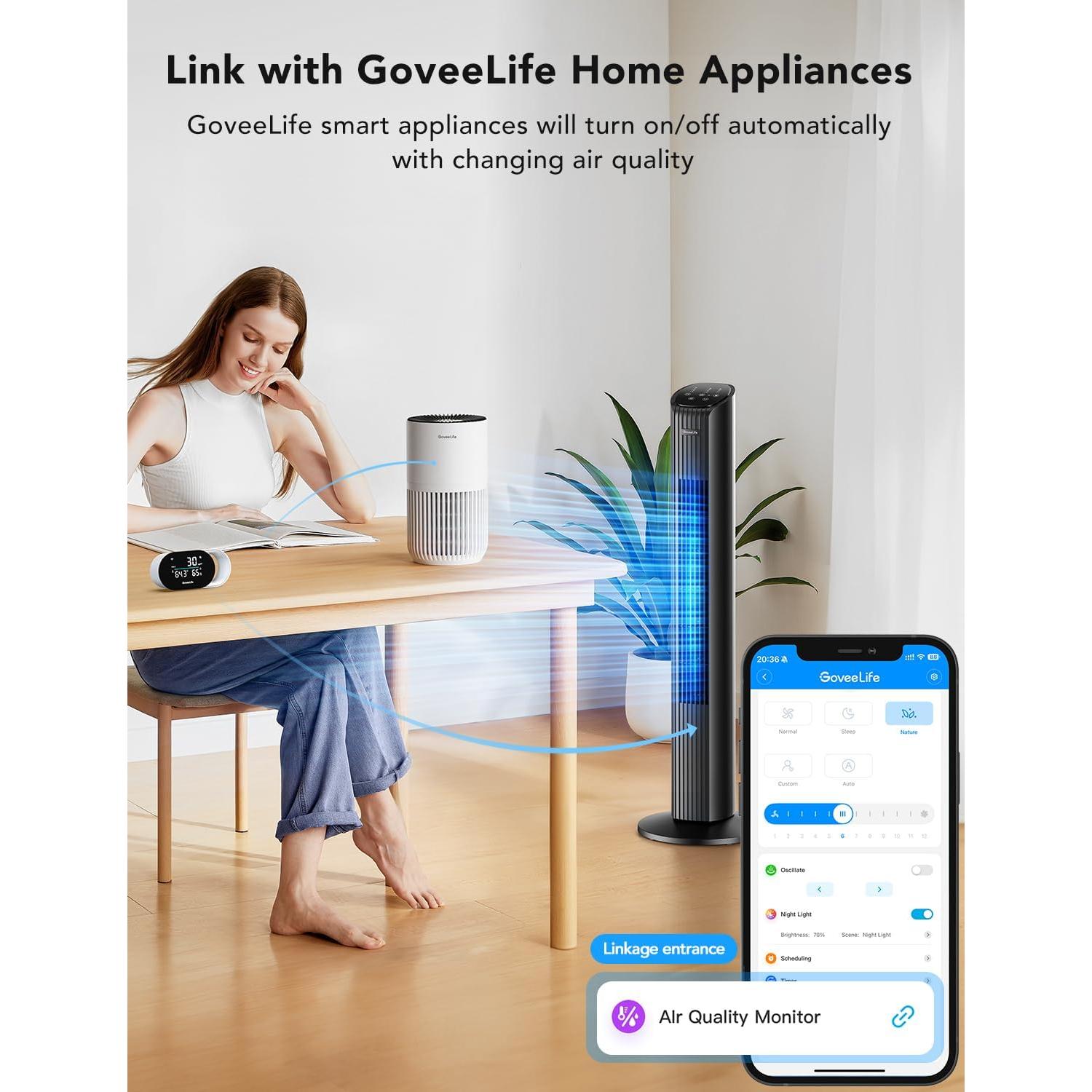 Monitor de Calidad del Aire GoveeLife H5106 con WiFi y PM2.5