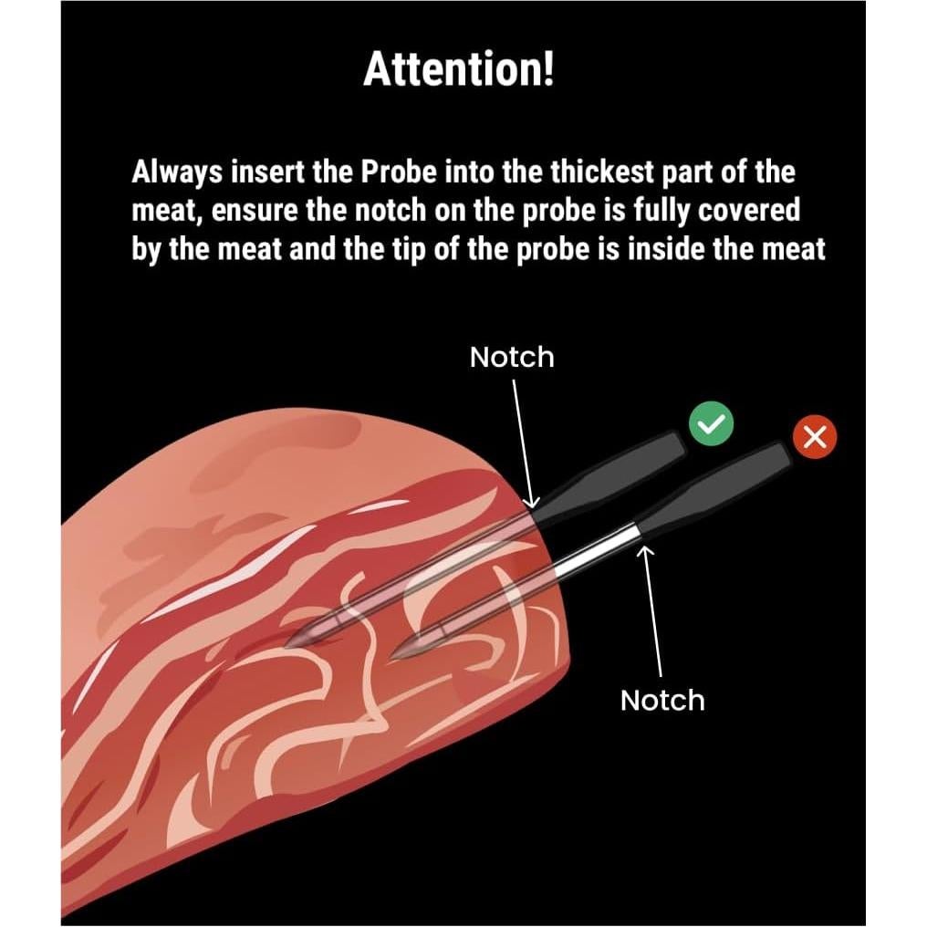Termómetro de carne inalámbrico ThermoPro TempSpike 2000FT