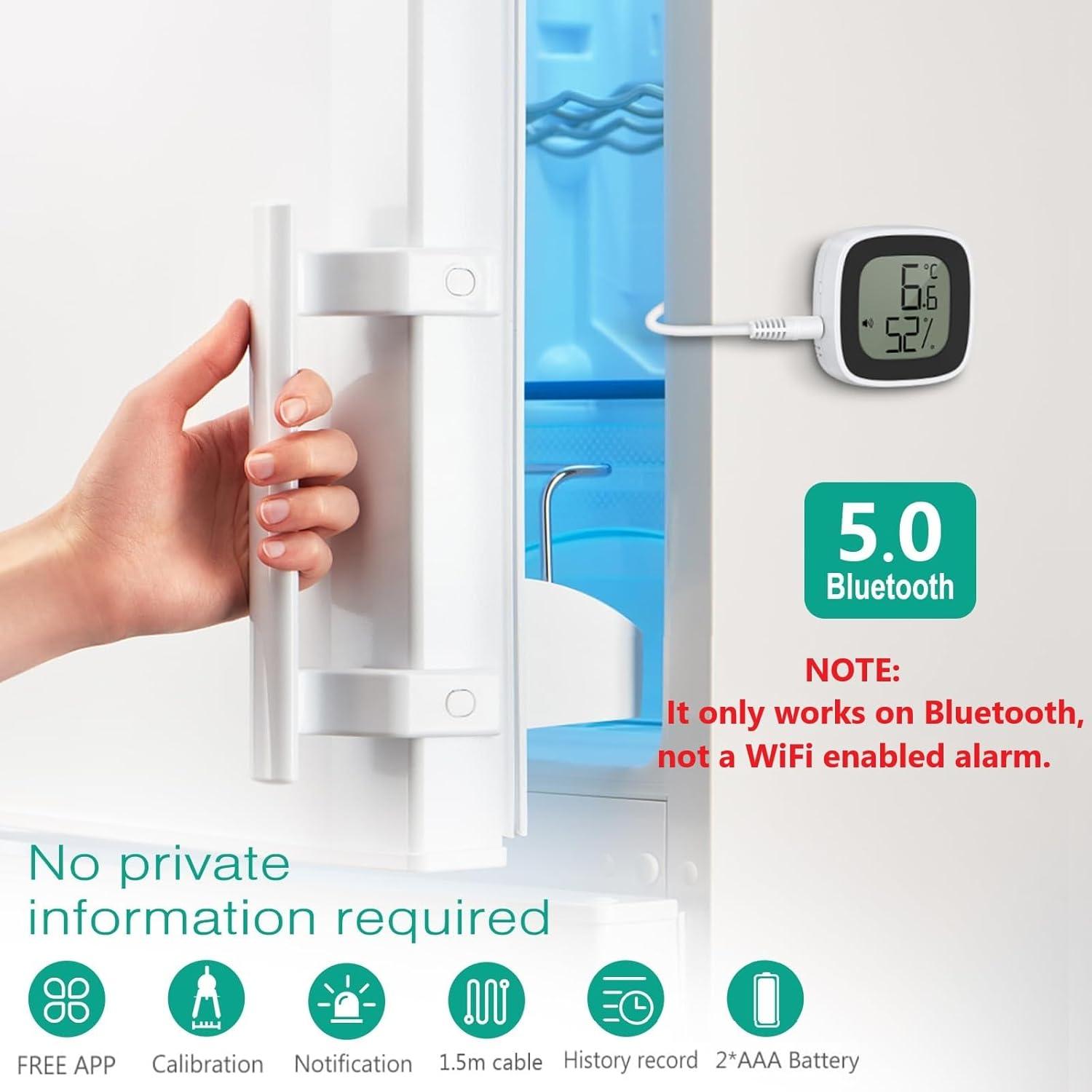Termómetro de Refrigerador Bluetooth ORIA, Alarma y Sensor