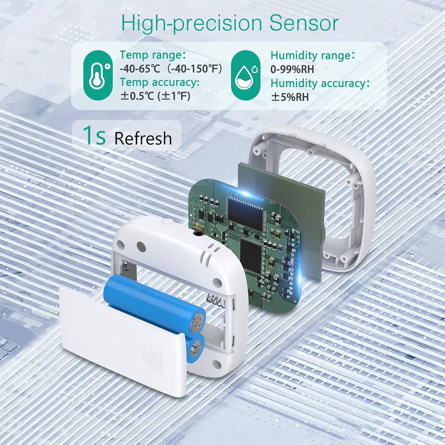 Termómetro de Refrigerador Bluetooth ORIA, Alarma y Sensor