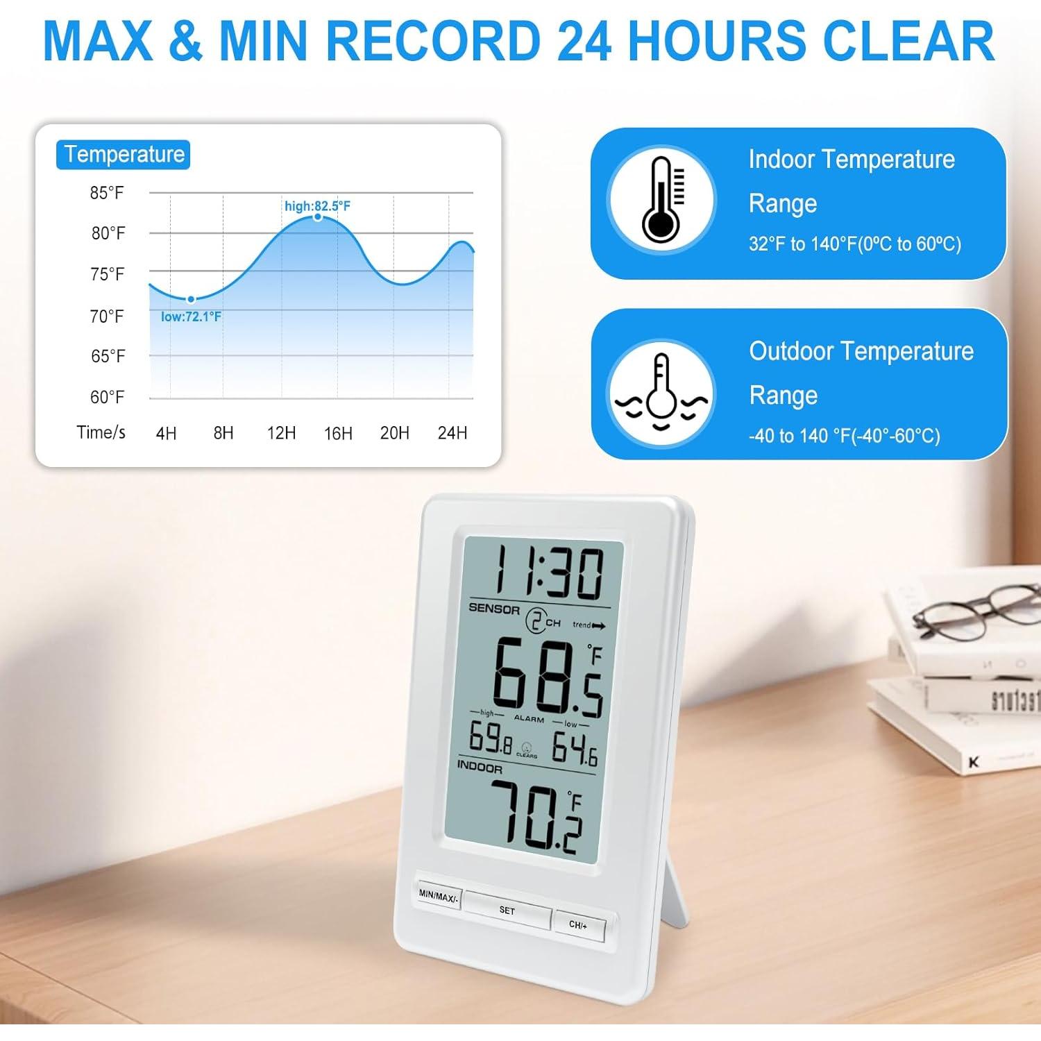 Termómetro Flotante Urageuxy Digital para Piscina 0-60°C