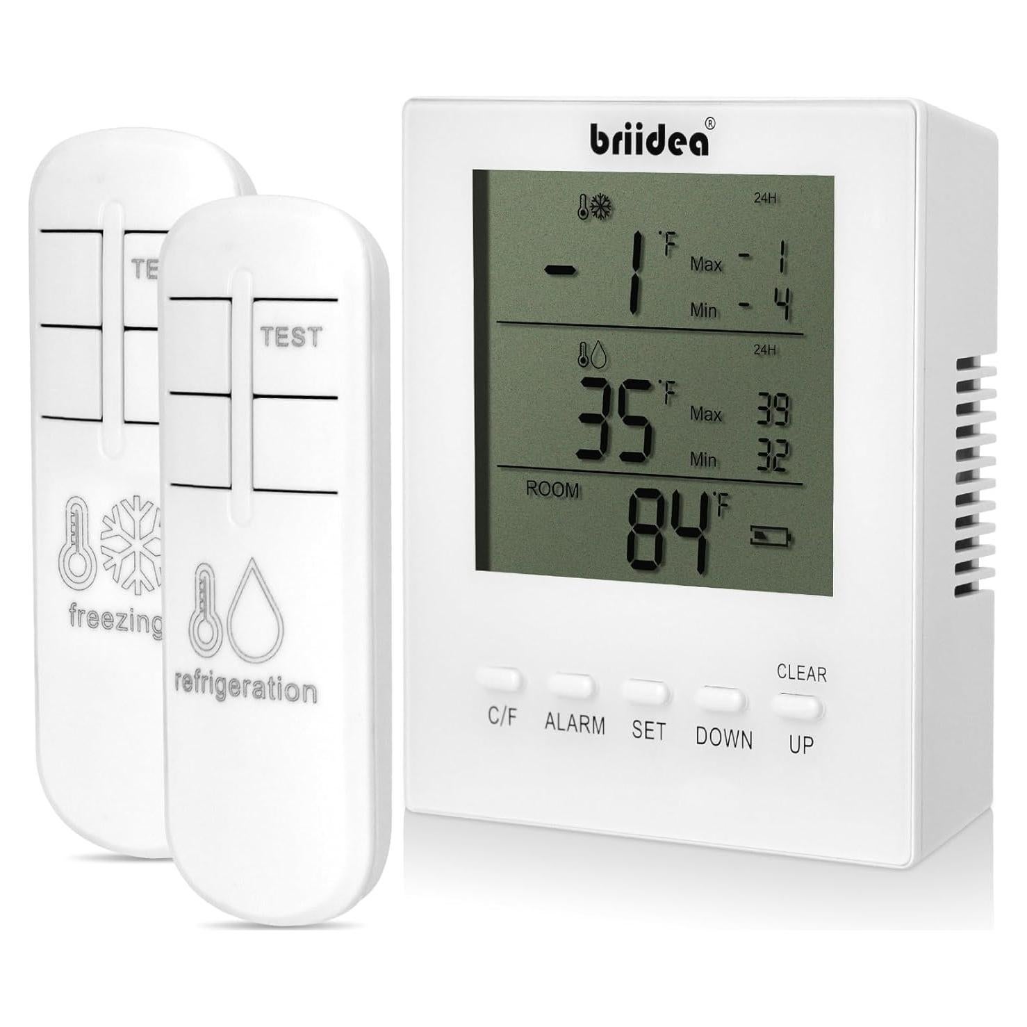 Termómetro Inalámbrico Briidea para Refrigerador y Congelador