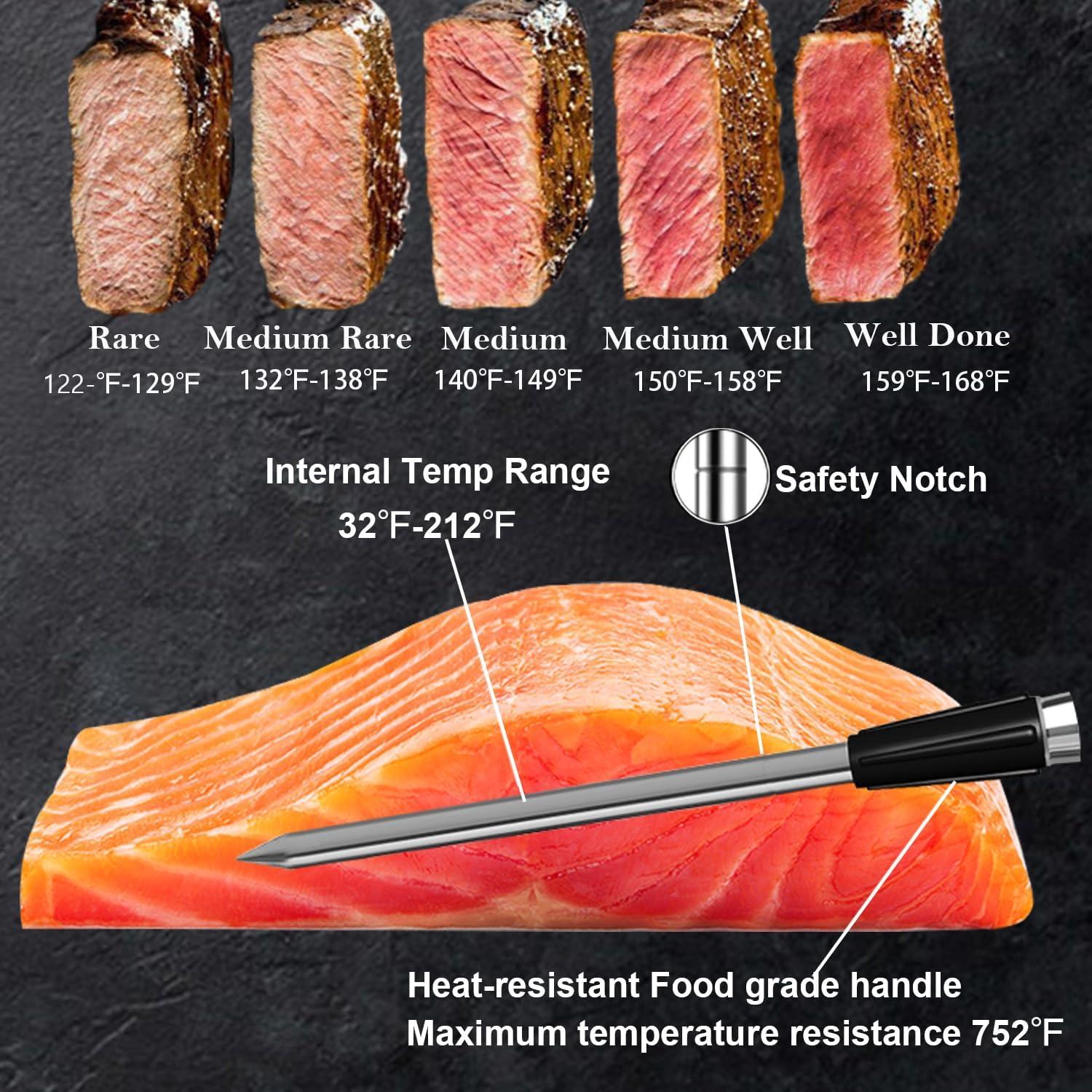 Termómetro Digital Inalámbrico HIODS XION BBQ 2 Probes 100m