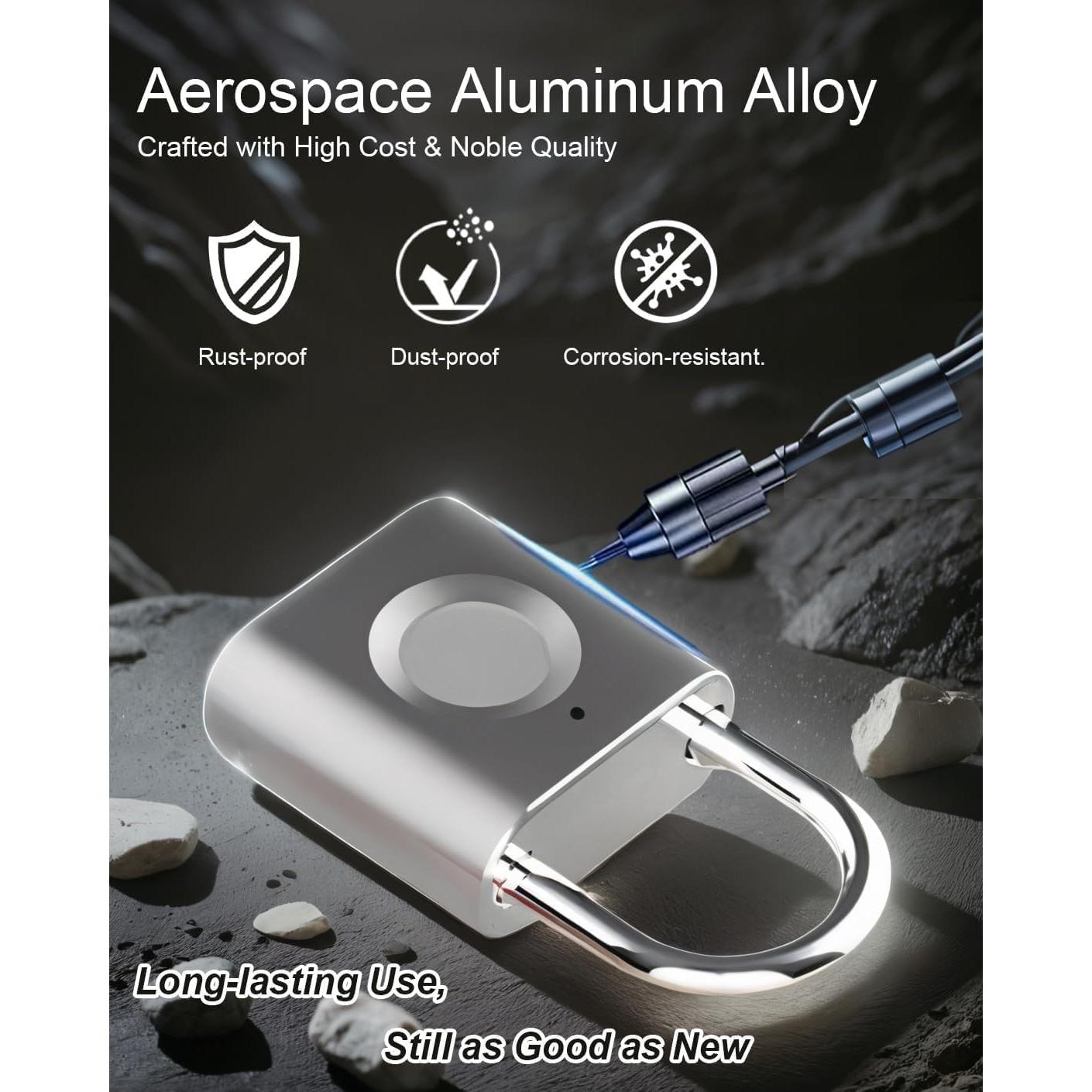 Candado Inteligente eLinkSmart Biometrico Paquete de 2