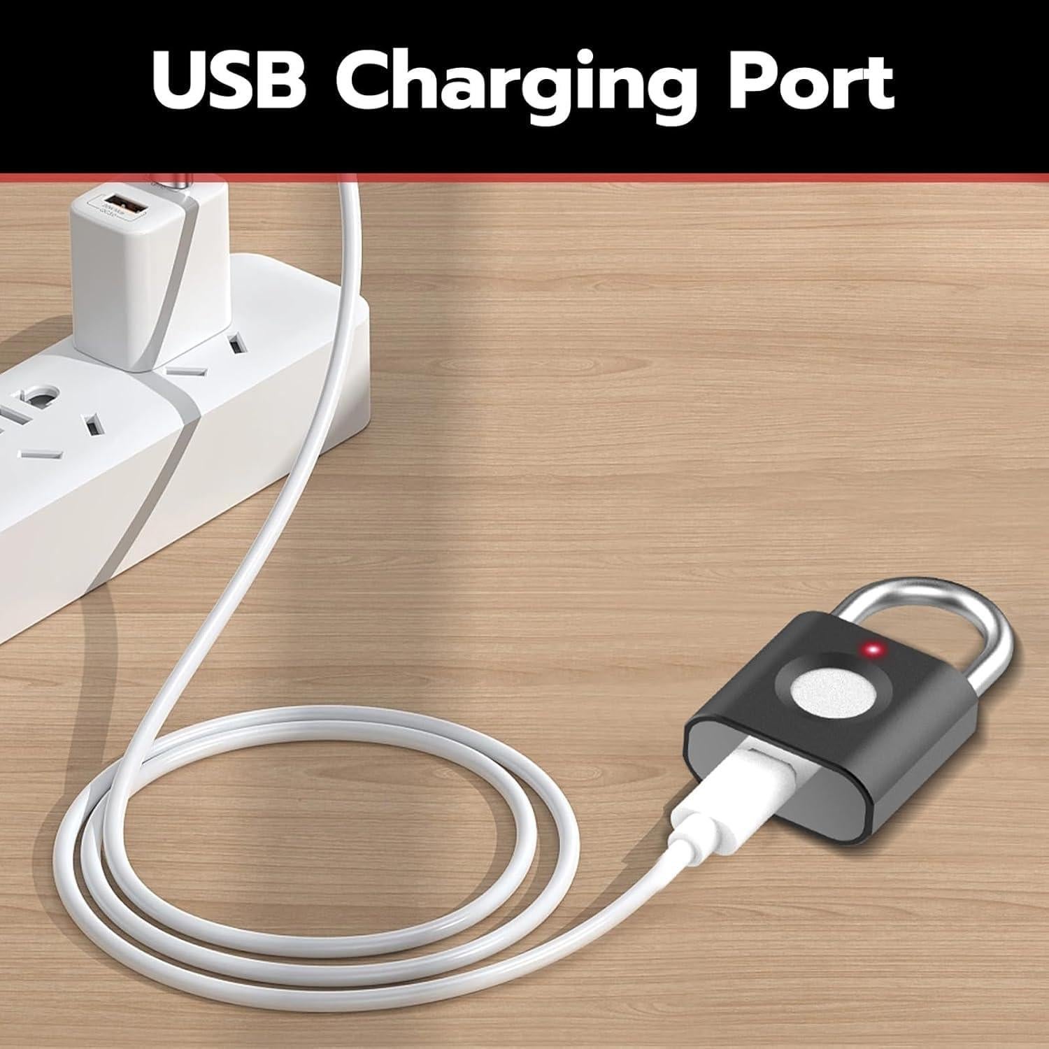 Candado Inteligente eLinkSmart Biometrico Paquete de 2