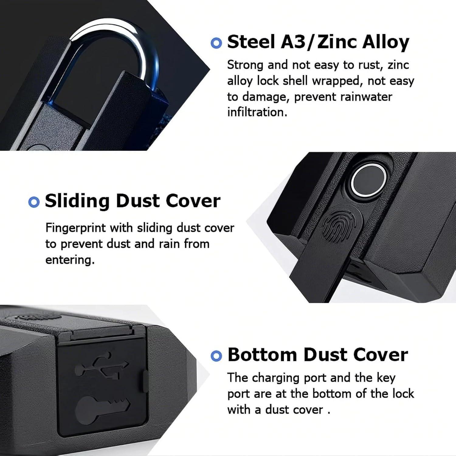 Cerradura Inteligente NexusLab P-100 con Huella Dactilar y App