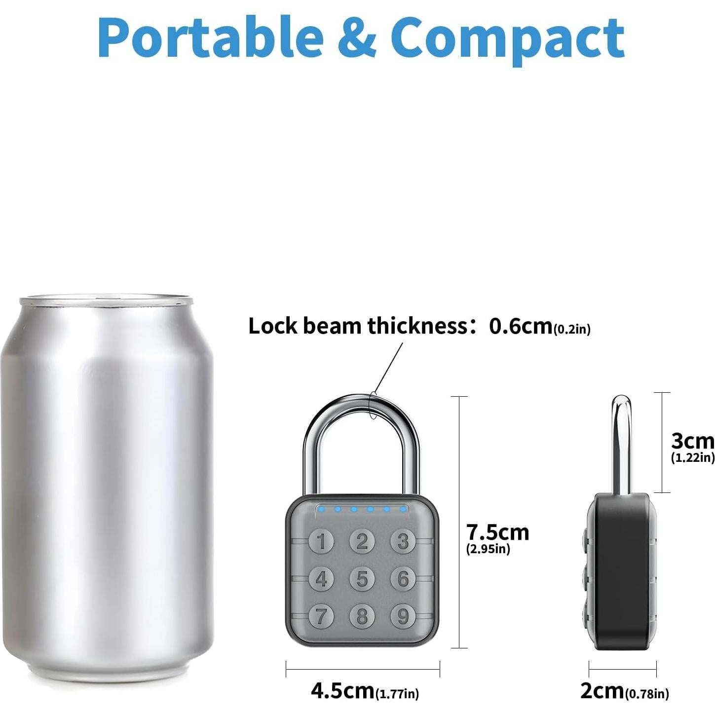 Candado de Combinación SURPN para Taquilla - Alta Seguridad