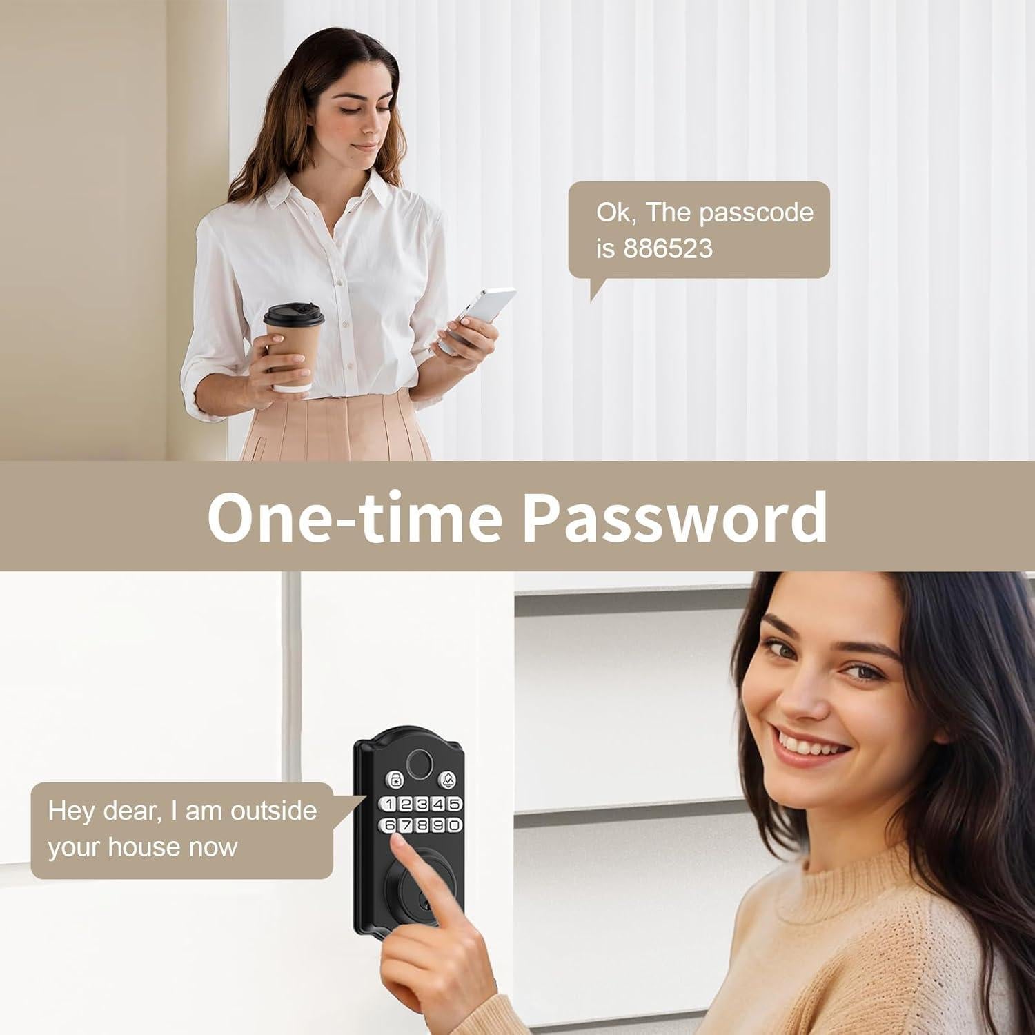 Cerradura Inteligente PHYSEN con Huella Dactilar y App