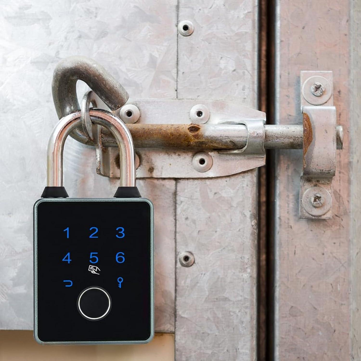 Candado Biométrico Fockety con Huella Dactilar y APP