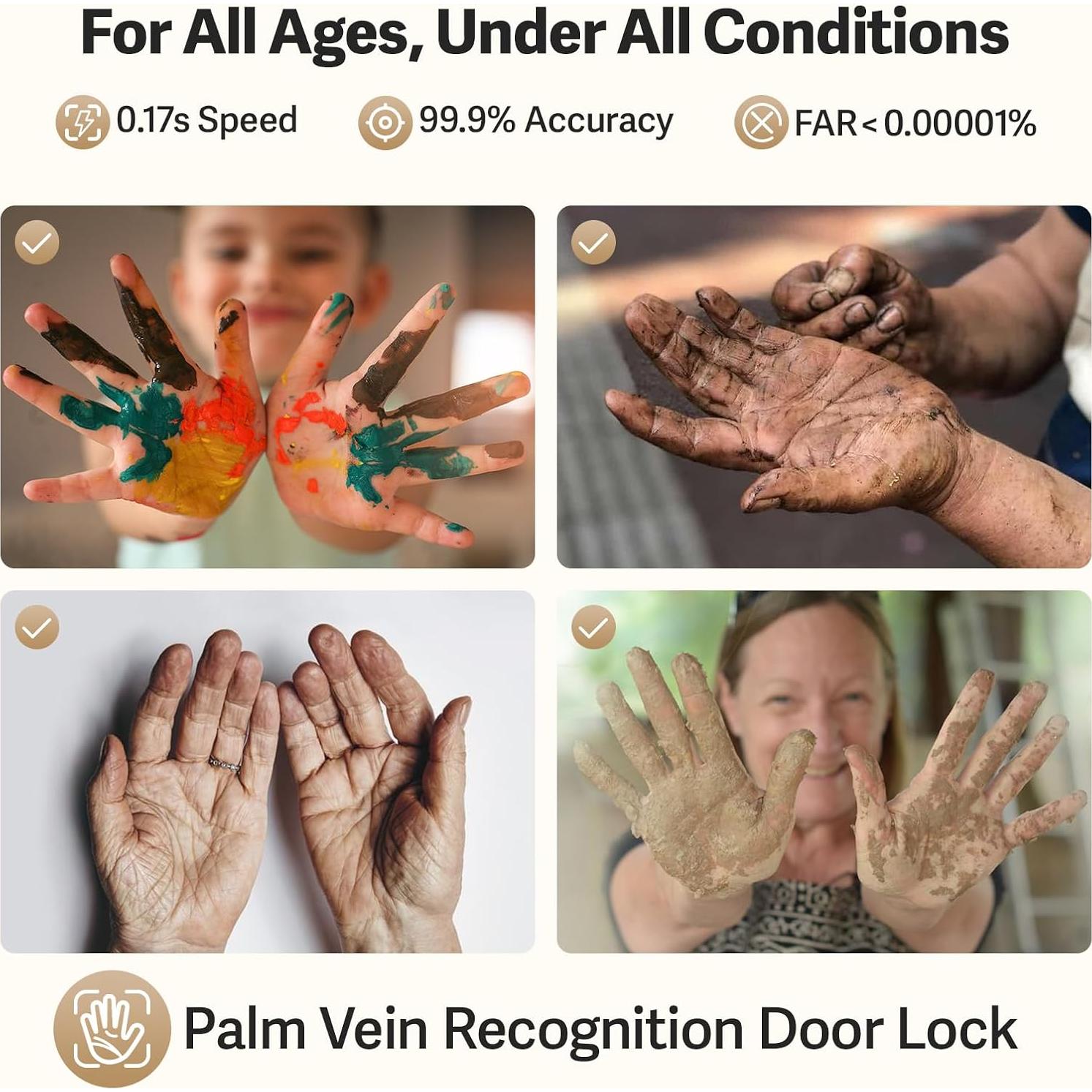 Cerradura Inteligente Lockin Veno Plus con Cámara 2K y Huellas