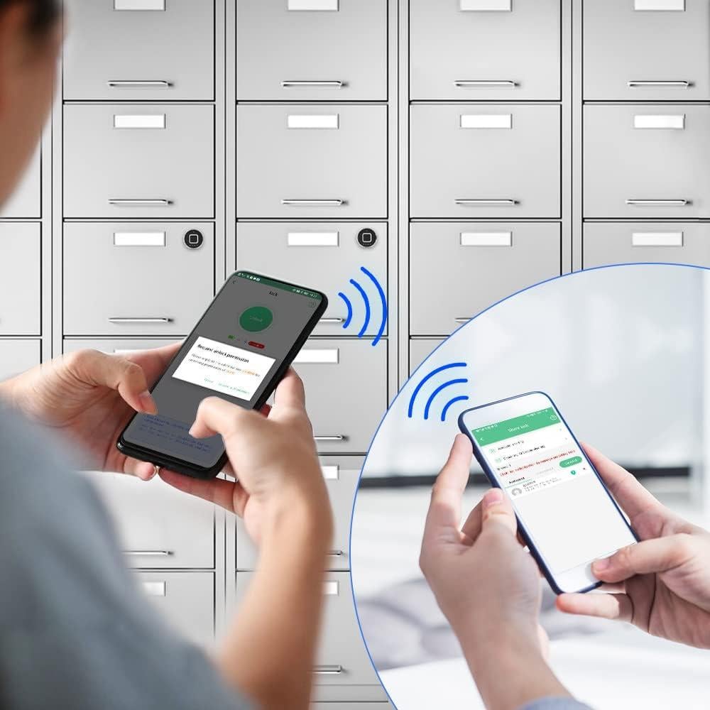 Cerradura de Cajón Biométrica eLinkSmart YL-F2-20mm Plata