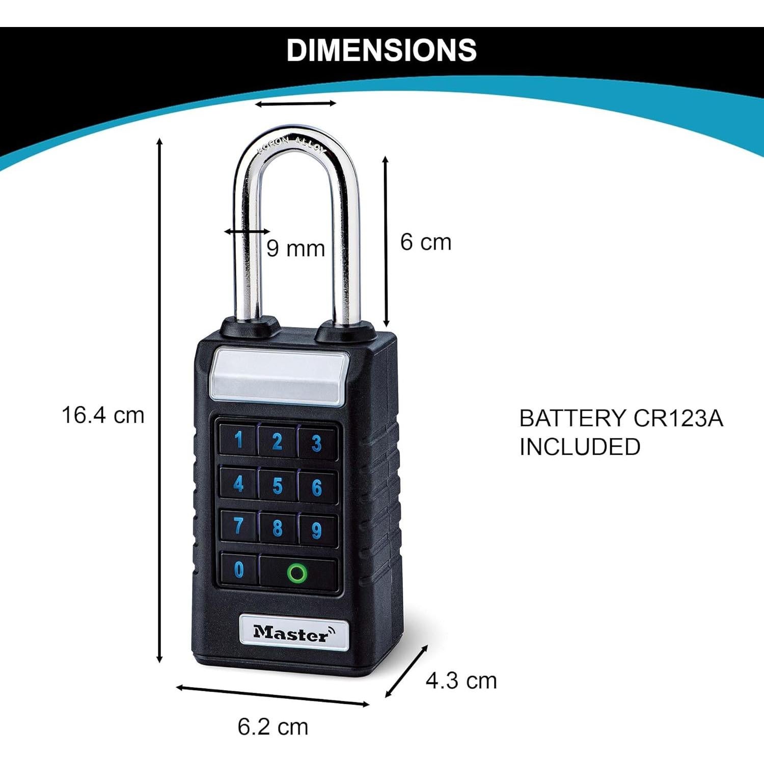 Candado Inteligente Bluetooth Master Lock 6400EURLJENT Resistente