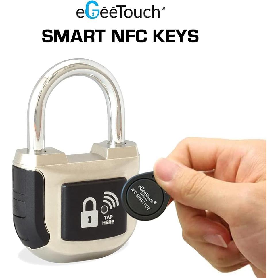 eGeeTouch NFC Cerradura Inteligente 2 Tarjetas y 2 Fobs