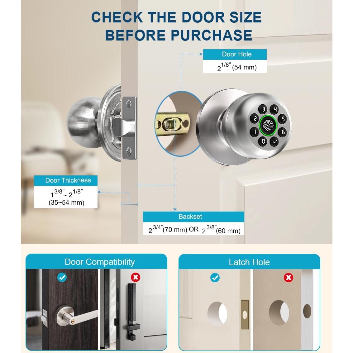 Cerradura Biométrica KLLOQUE K10plus con Huella Dactilar