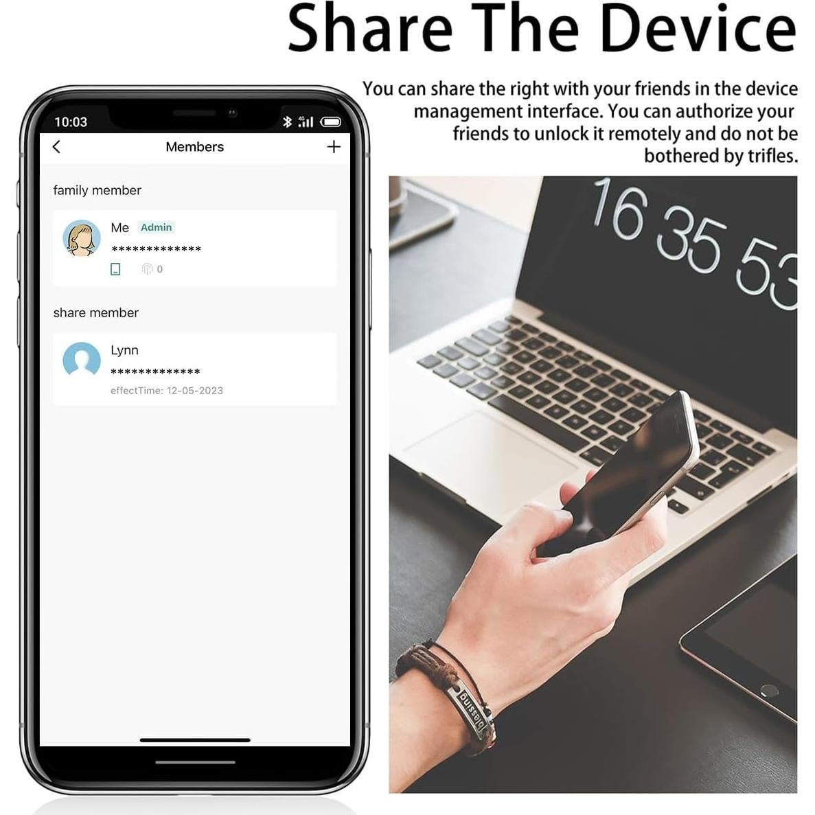 Candado Biométrico AICase IP67 Huella Dactilar Recargable