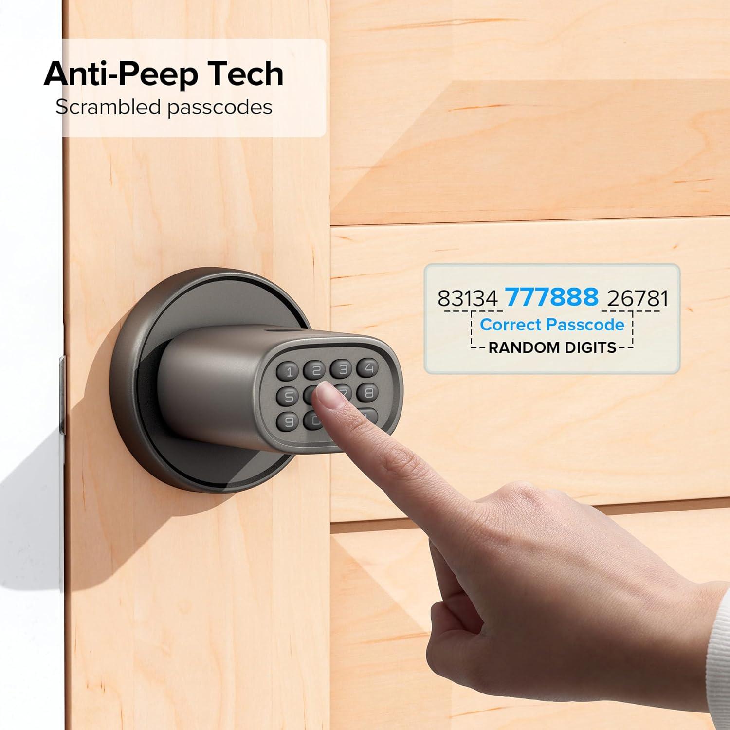 Cerradura Biométrica ThorBolt MD1 con Huella Dactilar y Teclado