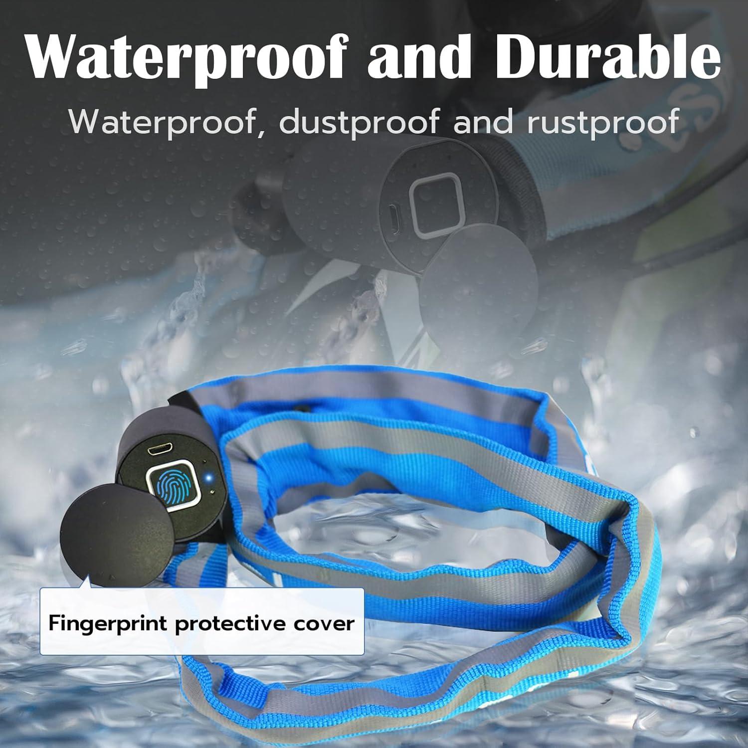 Candado de cadena inteligente Eseesmart 1m biométrico azul