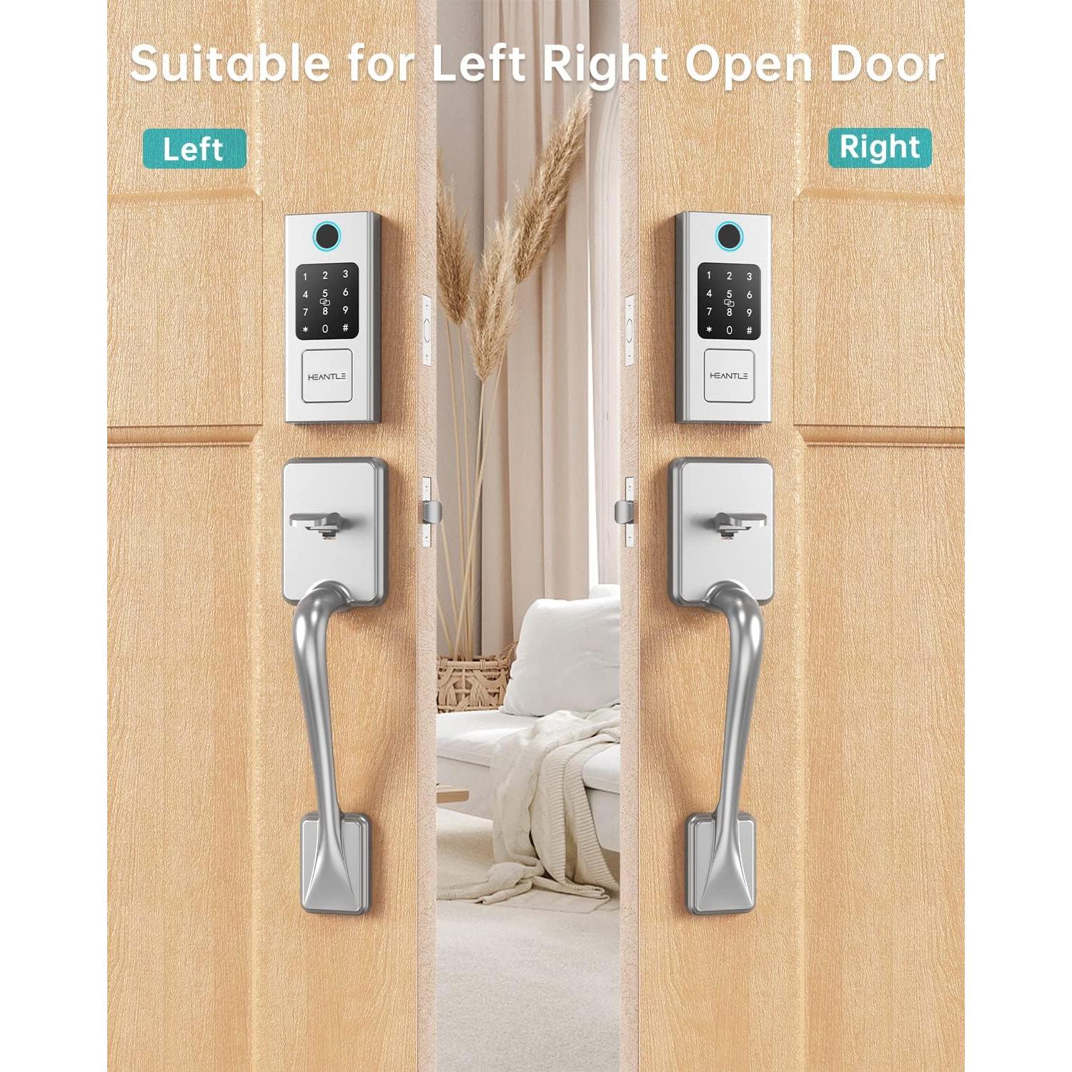 Cerradura Inteligente HEANTLE Biométrica Bluetooth 1.27kg