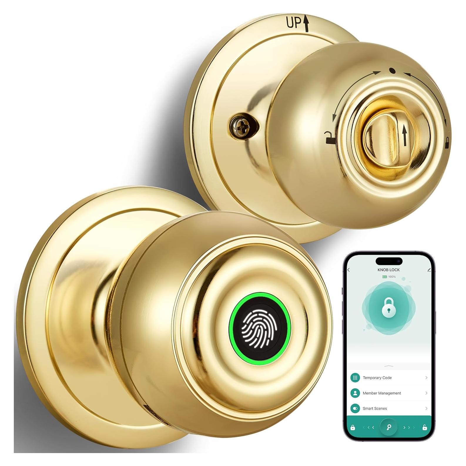 Cerradura Biométrica KLLOQUE con Huella Dactilar y App