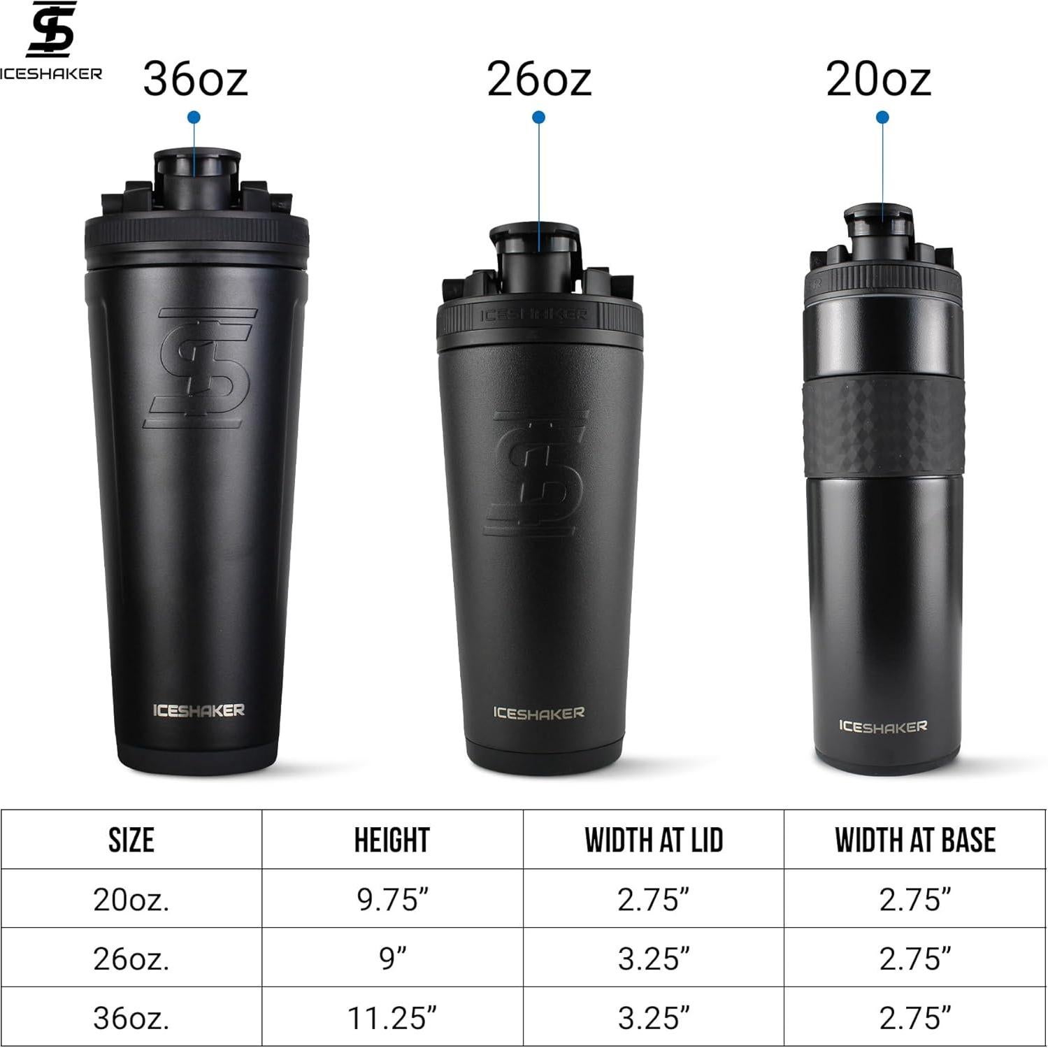 Botella Agitadora Acero Inoxidable Ice Shaker 737ml Camuflaje