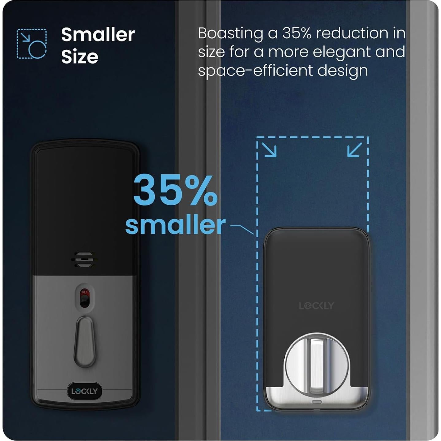 Cerradura Inteligente Lockly Secure Pro Wi-Fi Huella Dactilar