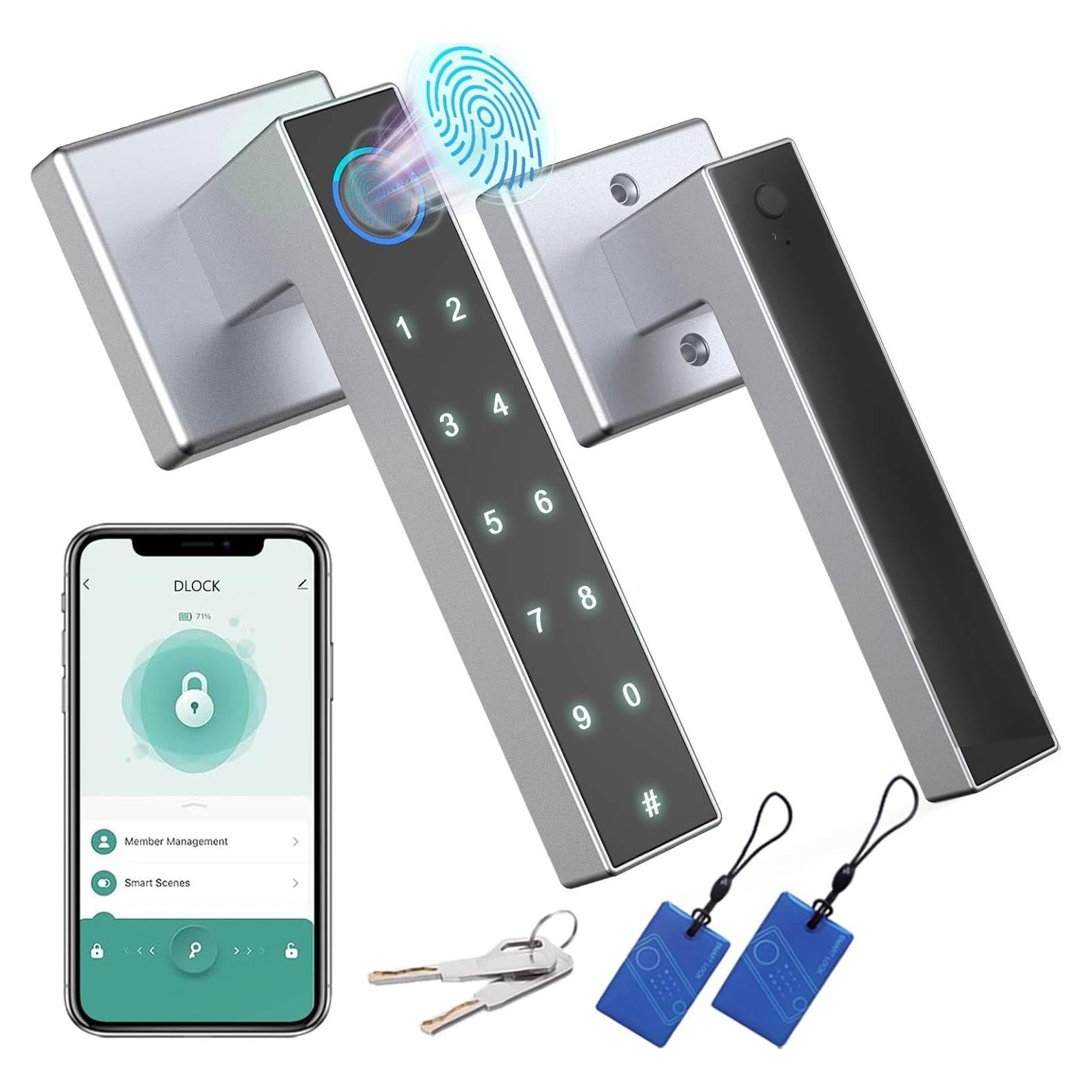 Cerradura Inteligente TGCFING con Huella Dactilar y Bluetooth