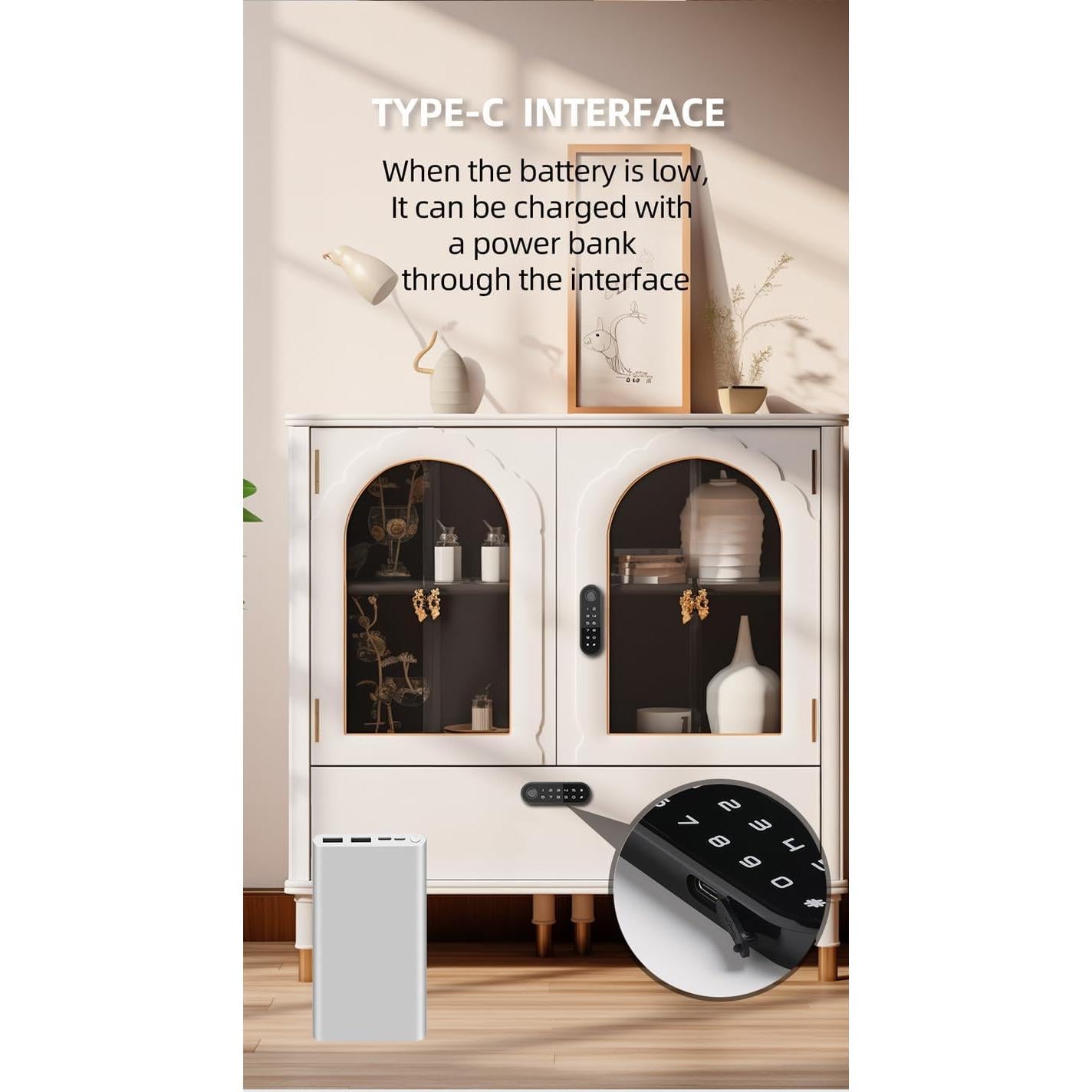 Cerradura Biométrica Inteligente YOSEC para Gabinetes