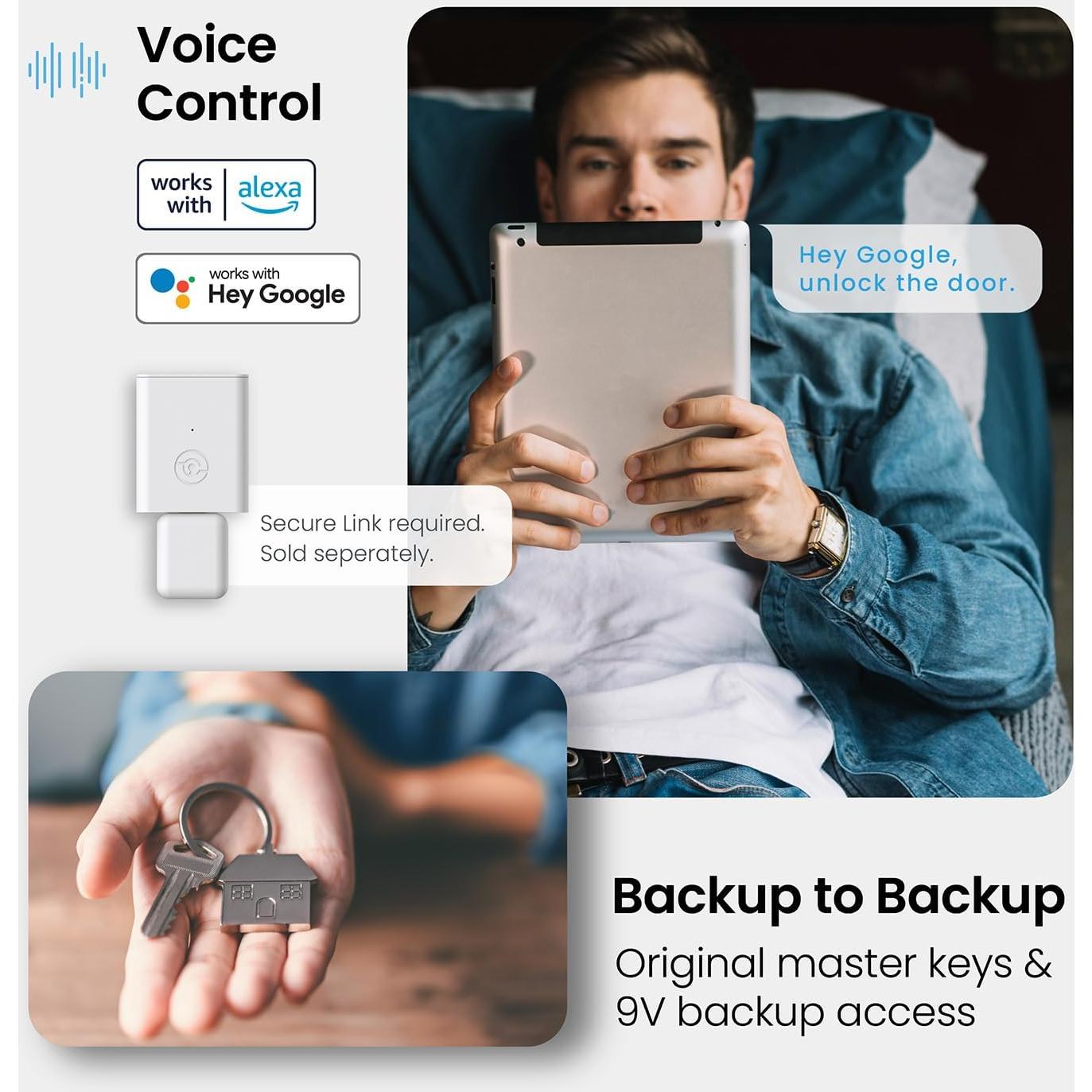 Cerradura Inteligente Lockly Secure Plus Biométrica 3D