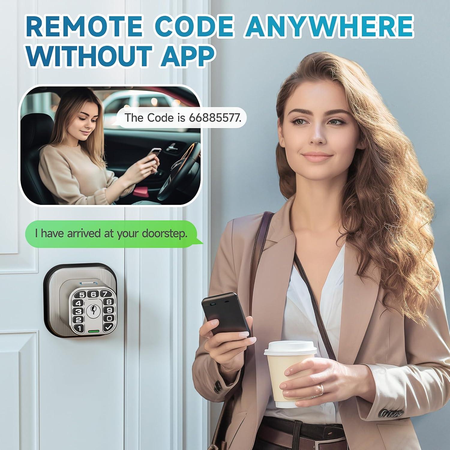 Cerradura biométrica Richelock con huella dactilar y teclado