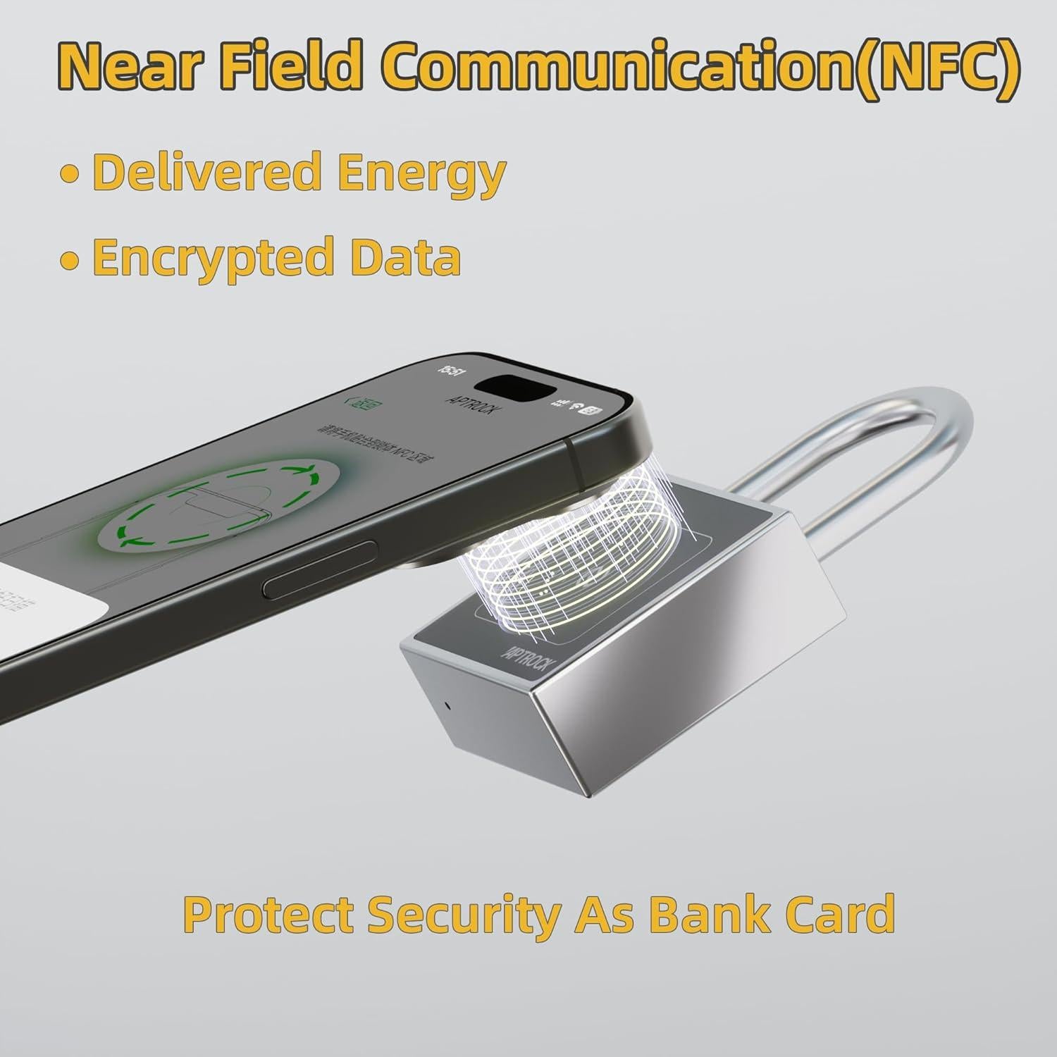 Candado Inteligente APTROCK G5 Sin Batería NFC Exterior