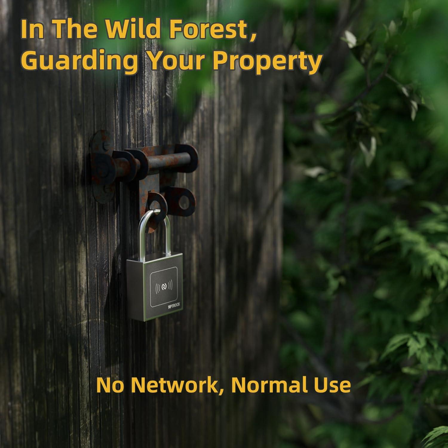 Candado Inteligente APTROCK G5 Sin Batería NFC Exterior