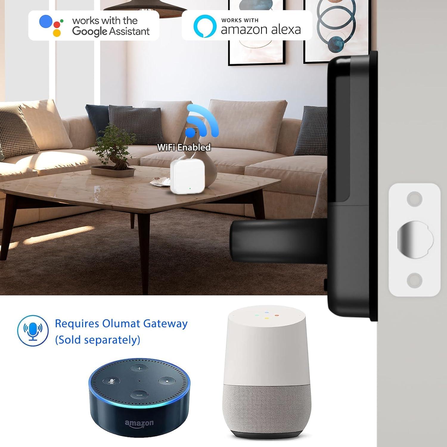 Cerradura Inteligente Olumat Biométrica con Huella y App