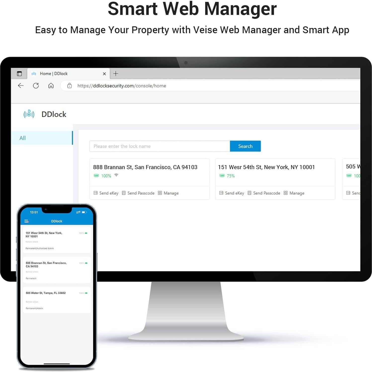 Cerradura Inteligente Veise RZ09 con Huella Dactilar y APP