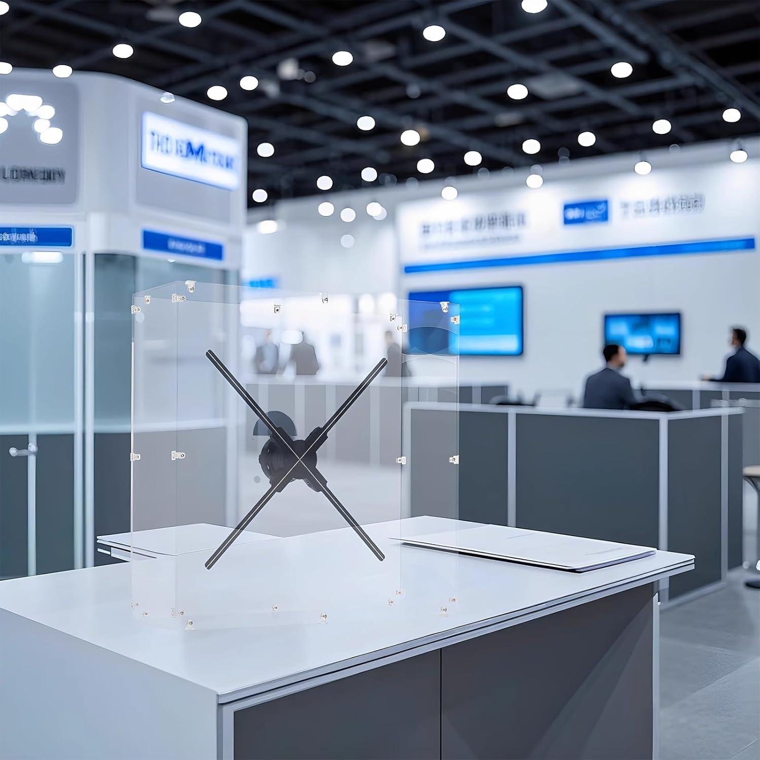 Ventilador Holográfico 3D Missyou 65 cm LED HD con Control Remoto