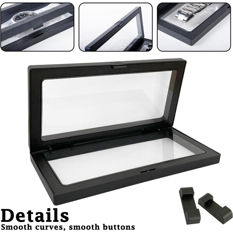 8 Paquetes Marco Flotante 3D INLAZTIM para Joyería 18x9cm