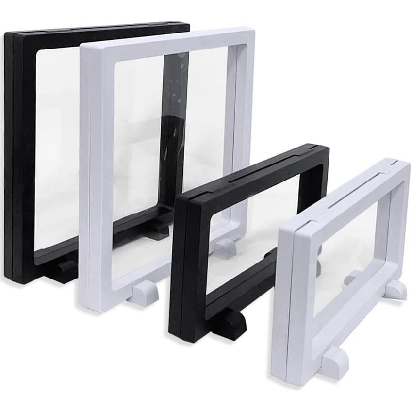 8 Paquetes Marco Flotante 3D INLAZTIM para Joyería 18x9cm