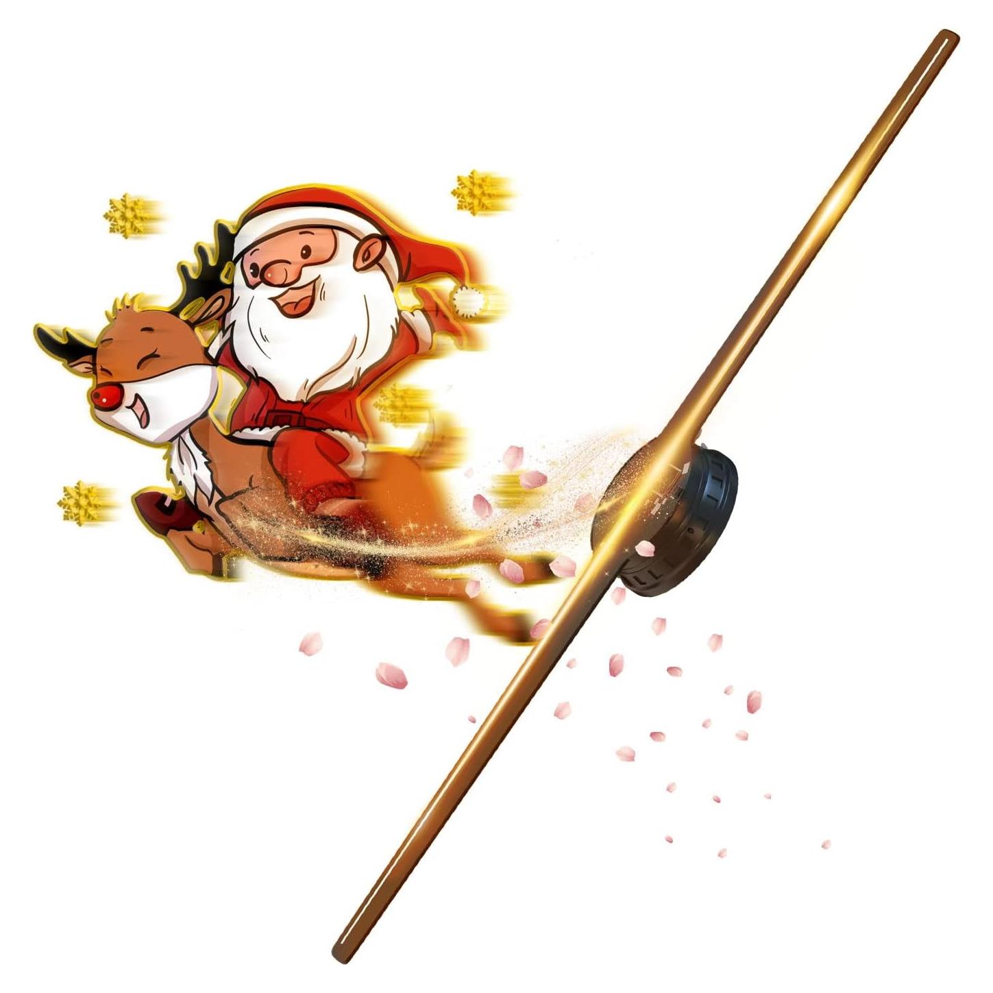 Ventilador Holográfico 3D Missyou 32 cm con Control Remoto