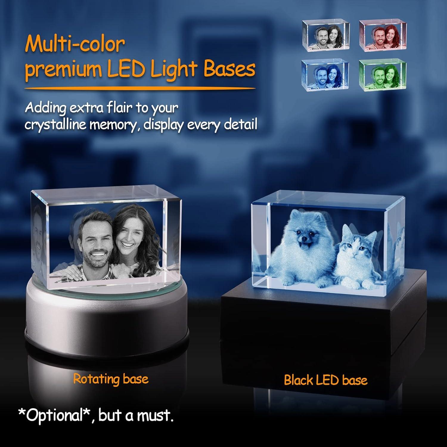 Foto de Cristal 3D Personalizada PD 3DPIXDANCE 8x5 cm