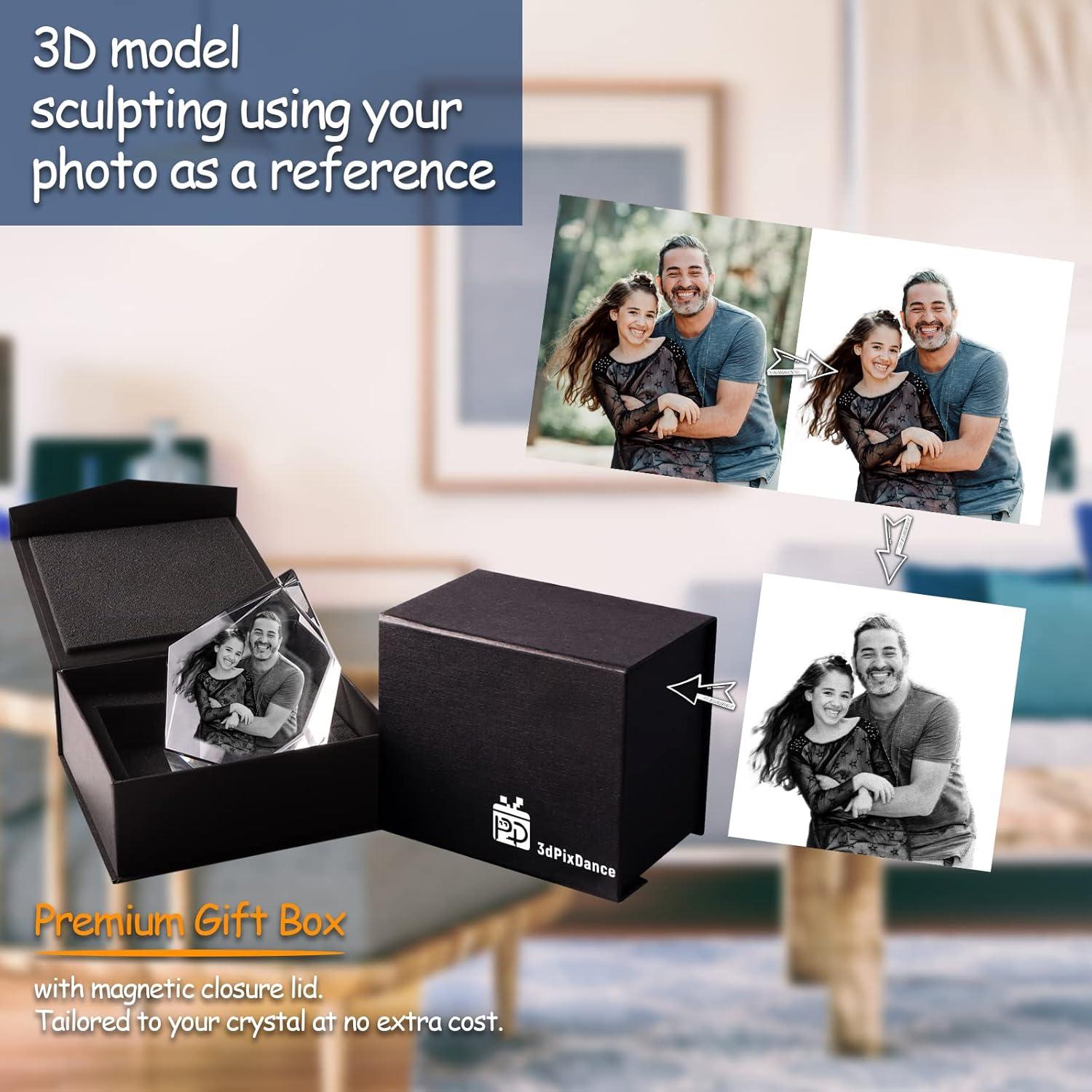 Foto de Cristal 3D Personalizada PD 3DPIXDANCE 8x5 cm