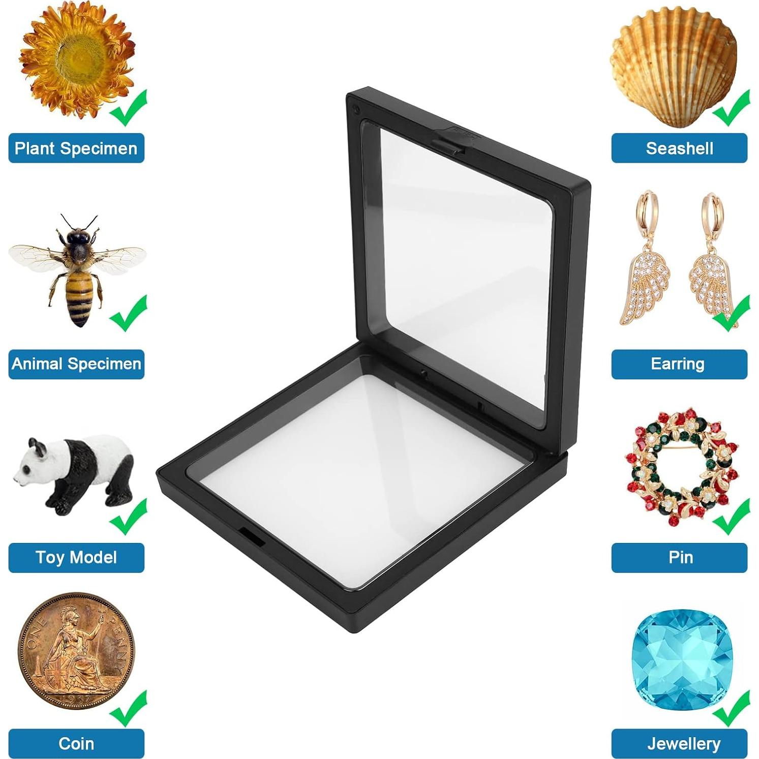 Soporte de Exhibición Flotante 3D Linkstyle, Joyería Transparente